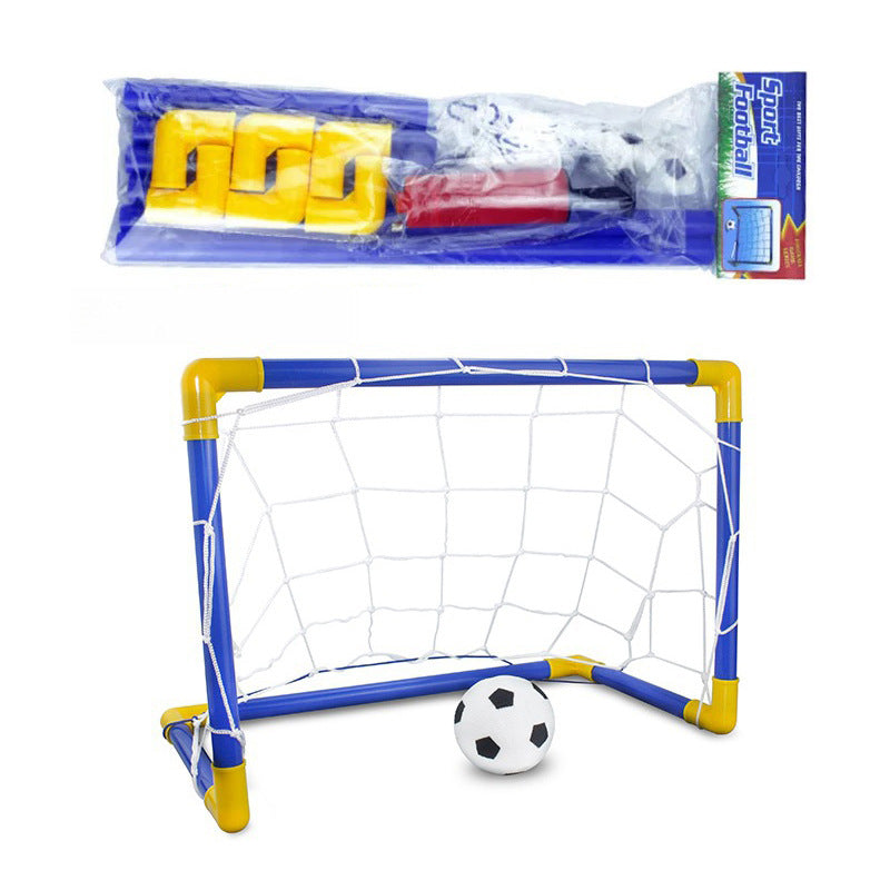 Folding Mini Football Soccer Ball Plastic Removable Goal Post Net Set High-strength Kids Indoor Outdoor Child Birthday Gift