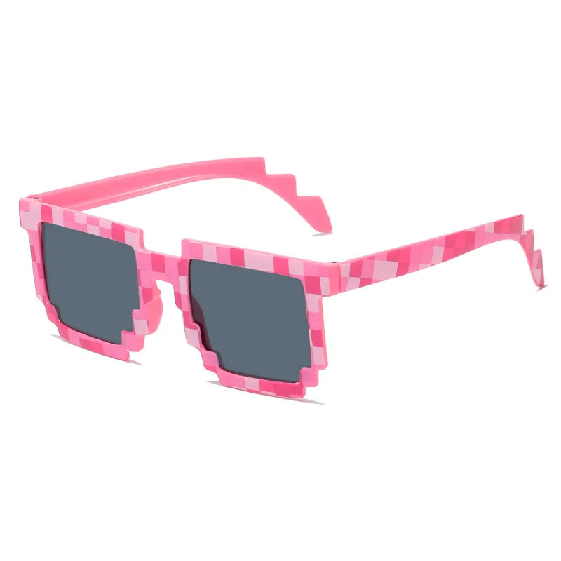 2021 New fashion Sun Glasses Hot Sale Sunglasses Creeper Glasses Novelty Mosaic Funny Goggles Boys Girls Pixel Eyewear