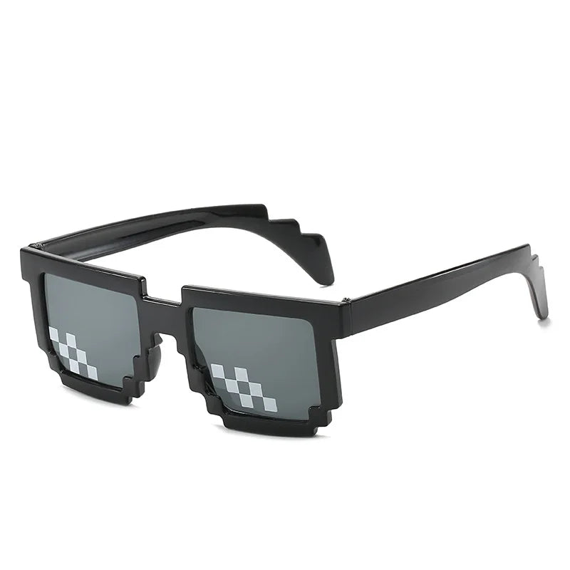 2021 New fashion Sun Glasses Hot Sale Sunglasses Creeper Glasses Novelty Mosaic Funny Goggles Boys Girls Pixel Eyewear