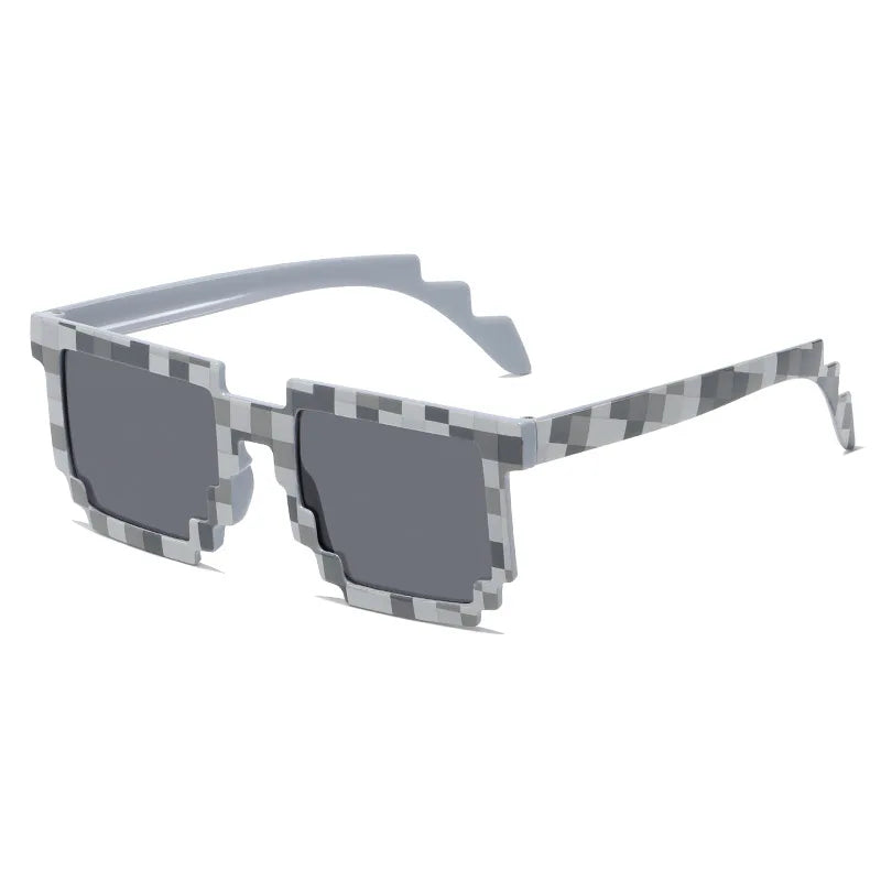 2021 New fashion Sun Glasses Hot Sale Sunglasses Creeper Glasses Novelty Mosaic Funny Goggles Boys Girls Pixel Eyewear