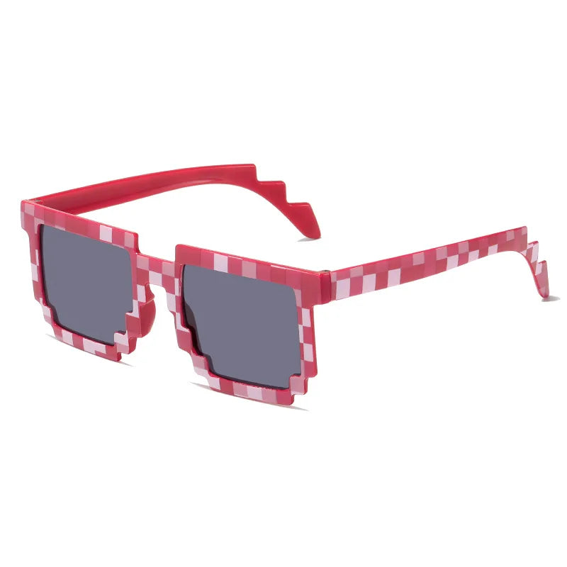 2021 New fashion Sun Glasses Hot Sale Sunglasses Creeper Glasses Novelty Mosaic Funny Goggles Boys Girls Pixel Eyewear
